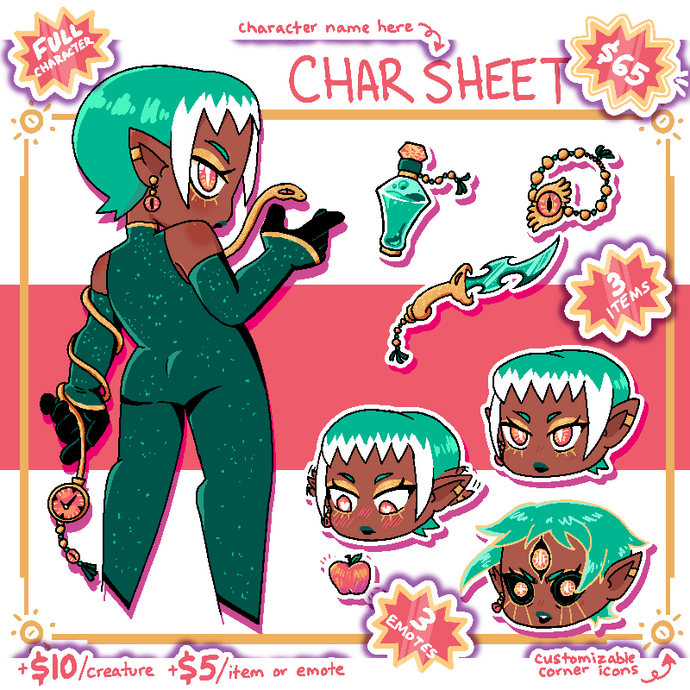 chibi character sheet